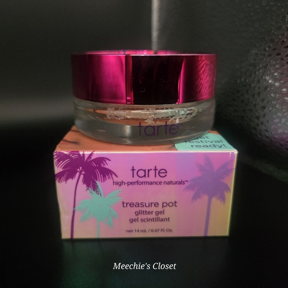 Tarte Treasure Pot Glitter Gel         Shade: Star party Full Sz New in Box - Picture 3 of 3